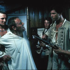Still of Mel Gibson, Anthony Hopkins and Liam Neeson in The Bounty (1984)