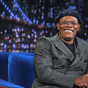 Samuel L Jackson at event of Late Night with Jimmy Fallon 2009