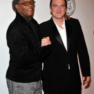 Samuel L Jackson and Quentin Tarantino