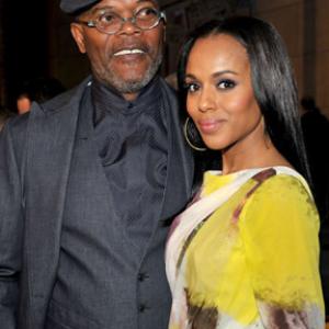 Samuel L Jackson and Kerry Washington at event of Mother and Child 2009