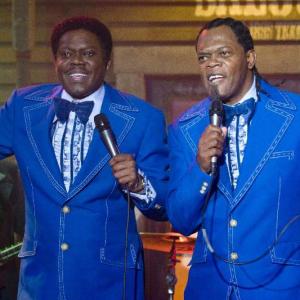 Still of Samuel L. Jackson and Bernie Mac in Soul Men (2008)