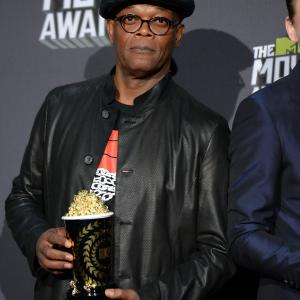 Samuel L Jackson at event of 2013 MTV Movie Awards 2013