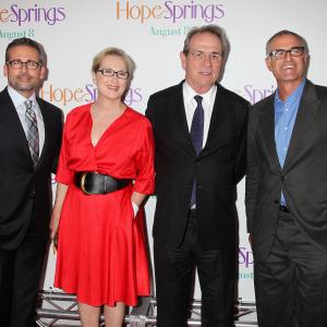 Tommy Lee Jones Meryl Streep Steve Carell and David Frankel at event of Hope Springs 2012