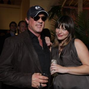 Milla Jovovich and Sylvester Stallone at event of Absoliutus blogis: isnykimas (2007)