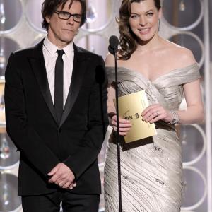 Kevin Bacon and Milla Jovovich