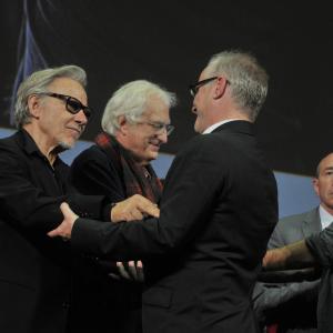 Harvey Keitel, Tim Roth, Bertrand Tavernier and Thierry Frémaux
