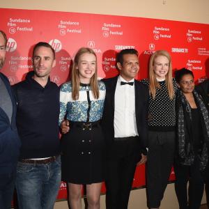 Nicole Kidman, Joseph Fiennes, Hugo Weaving, Lisa Flanagan, Maddison Brown, Sean Keenan and Meyne Wyatt at event of Svetima salis (2015)