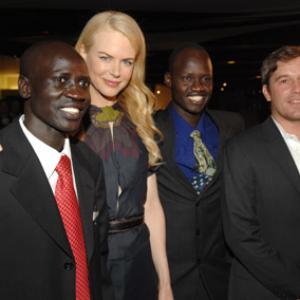 Nicole Kidman, Christopher Dillon Quinn and Daniel Abol Pach at event of God Grew Tired of Us: The Story of Lost Boys of Sudan (2006)
