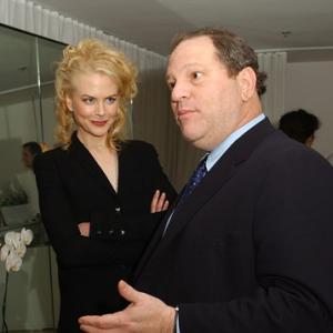 Nicole Kidman and Harvey Weinstein at event of Saltasis kalnas 2003