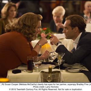 Still of Jude Law and Melissa McCarthy in Spy (2015)