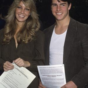 Tom Cruise and Heather Locklear