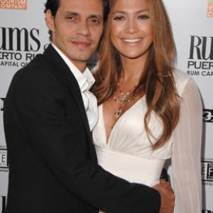 Jennifer Lopez and Marc Anthony at event of El cantante 2006