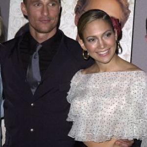 Jennifer Lopez and Matthew McConaughey at event of Vedybu planuotoja 2001