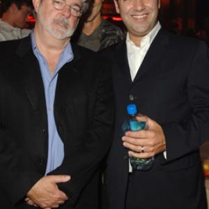 George Lucas and Sam Mendes at event of Jarhead 2005
