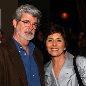George Lucas and Barbara Boxer
