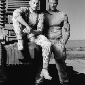Still of Dolph Lundgren and JeanClaude Van Damme in Universal Soldier 1992