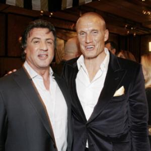 Dolph Lundgren and Sylvester Stallone at event of Rocky Balboa 2006