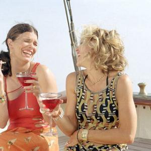 Still of Madonna and Jeanne Tripplehorn in Swept Away (2002)