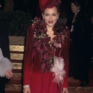 Madonna at the premiere of Evita