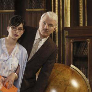 Still of Steve Martin and Emily Mortimer in The Pink Panther 2006