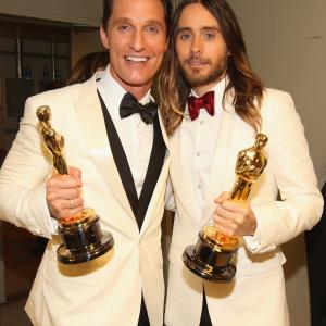 Matthew McConaughey and Jared Leto at event of The Oscars (2014)