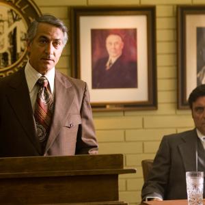 Still of Matthew McConaughey and David Strathairn in We Are Marshall (2006)