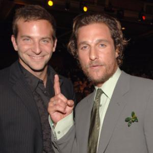 Matthew McConaughey and Bradley Cooper
