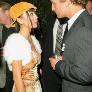Matthew McConaughey and Bai Ling at event of Two for the Money (2005)