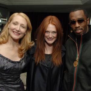 Julianne Moore, Sean Combs and Patricia Clarkson