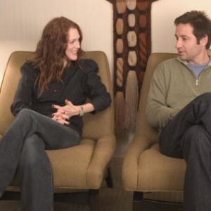 Still of David Duchovny and Julianne Moore in Trust the Man 2005