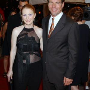 Julianne Moore and Dennis Quaid at event of Far from Heaven 2002