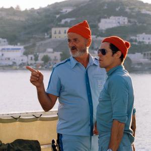 Still of Bill Murray and Willem Dafoe in The Life Aquatic with Steve Zissou 2004