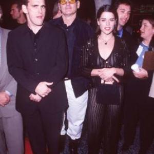 Neve Campbell, Bill Murray and Matt Dillon at event of Wild Things (1998)