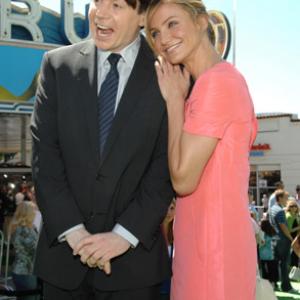 Cameron Diaz and Mike Myers at event of Srekas treciasis 2007
