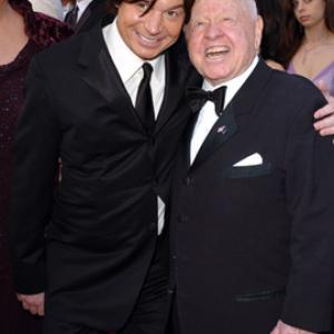 Mike Myers and Mickey Rooney