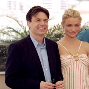 Cameron Diaz and Mike Myers at event of Srekas 2 2004