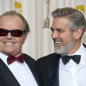 George Clooney and Jack Nicholson