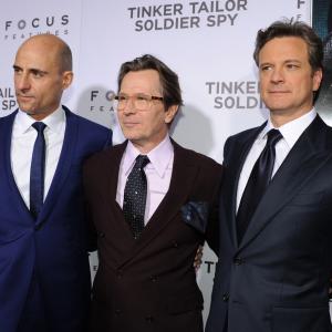 Colin Firth, Gary Oldman and Mark Strong at event of Bastunas, Siuvejas, Kareivis, Snipas (2011)