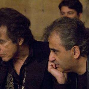 Al Pacino and Barry Navidi on th eset of Wilde Salome