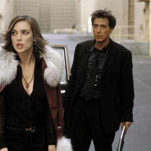 Still of Al Pacino and Winona Ryder in Simona (2002)