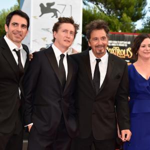 Al Pacino, David Gordon Green, Chris Messina and Lisa Muskat at event of Manglehorn (2014)