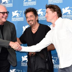 Al Pacino Barry Levinson and David Gordon Green at event of The Humbling 2014