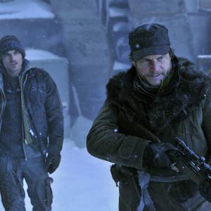 Still of Bill Paxton and Kevin Zegers in The Colony 2013