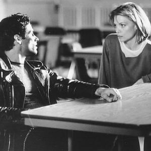 Still of Michelle Pfeiffer and Wade Dominguez in Dangerous Minds 1995