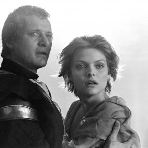 Still of Michelle Pfeiffer and Rutger Hauer in Ladyhawke (1985)