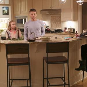 Still of Ryan Phillippe KaDee Strickland and Belle Shouse in Secrets and Lies 2015