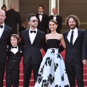 Natalie Portman, Ram Bergman, David Mandil, Nicolas Chartier and Gilad Kahana at event of A Tale of Love and Darkness (2015)
