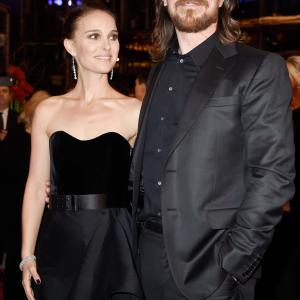 Natalie Portman and Christian Bale at event of Knight of Cups 2015