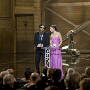 Presenters Ben Stiller (left) and Natalie Portman during the live ABC Telecast of the 81st Annual Academy Awards® from the Kodak Theatre, in Hollywood, CA Sunday, February 22, 2009.