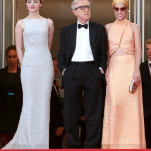 Woody Allen Parker Posey and Emma Stone at event of Irrational Man 2015
